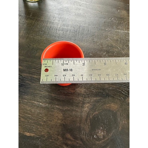 Fiesta USA Stacking  shot glasses Espresso Cups lapis  Blue & Poppy Pair‎ EUC - Picture 6 of 6